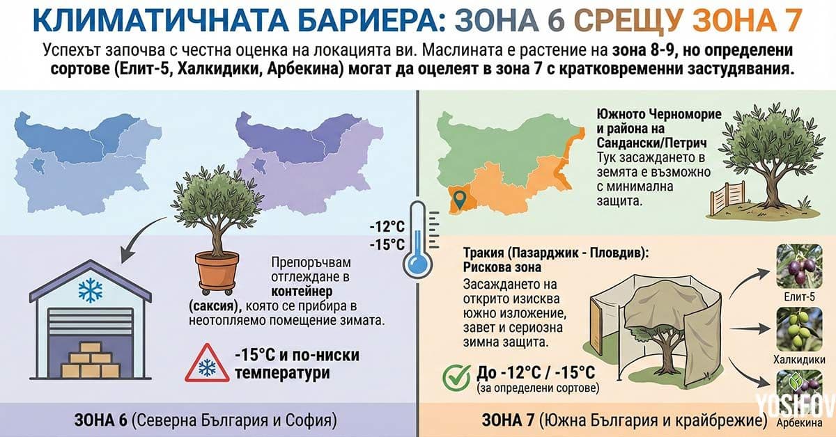Зона 6 срещу зона 7 климат
