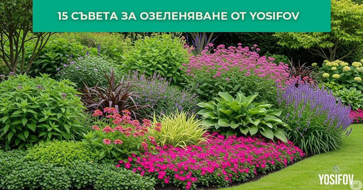 Съвети за озеленяване от разсадник Йосифов