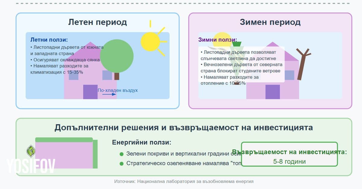 Намаляване на разходите за отопление и охлаждане