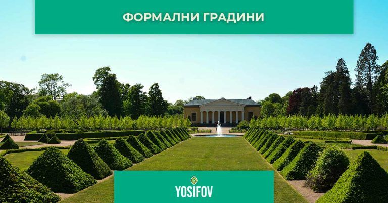Формална градина: Озеленяване
