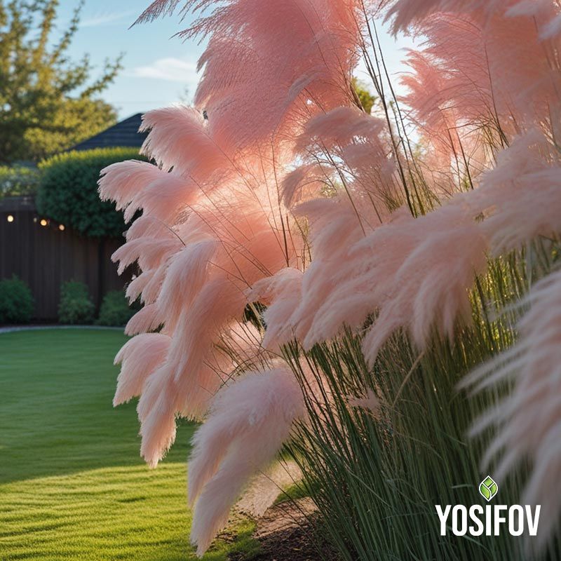 Розова пампаска трева от Разсадник Йосифов